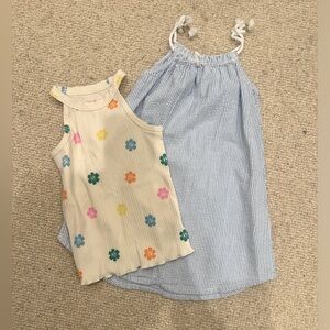 Girls Summer Dress and Tank. Great condition,Gently worn. H&M Dress. Cat & Jack